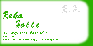 reka holle business card