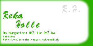 reka holle business card